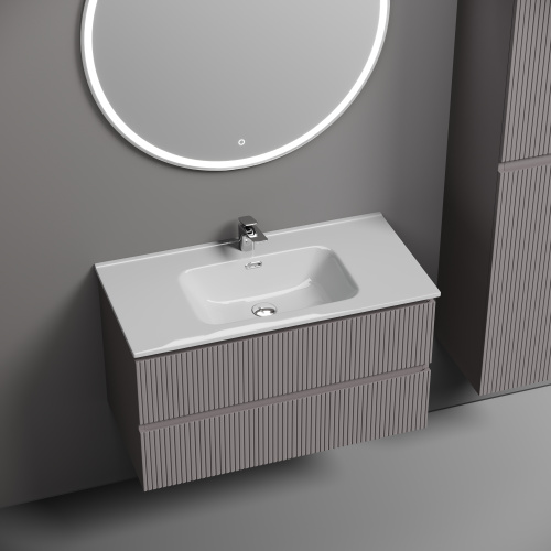 Тумба под раковину Sancos SNOB T SNT90SM 89х44,5х50 настенная - фото 4